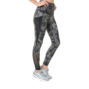 2024 Best Design Full-Length Gym Fitness <b>Leggings</b> for Women Multi-Color Sublimated <b>Polyester</b> Knitted Customizable Logo Waist - Product Image 1