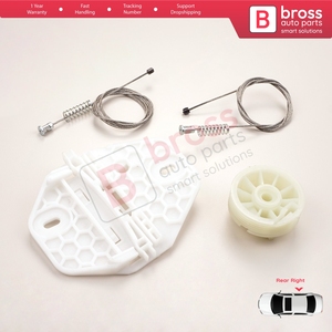 Kit de réparation de lève-vitre arrière droit BWR5106 pour Clio MK2 BB CB Thalia MK1 LB Symbol MK1 7700434304 - Product Image 3