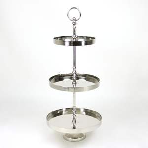 ชั้นวางเค้ก3ชั้นสำหรับตกแต่งร้านอาหารโรงแรม,ชั้นวางเค้กดีไซน์คลาสสิกสำหรับงานแต่งงานขายส่ง - Product Image 4