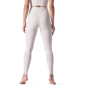 Femmes 2025 taille haute Yoga Leggings séchage rapide sans couture pantalon de course poche en gros taille élastique fermeture entraînement Yoga pantalon - Product Image 2