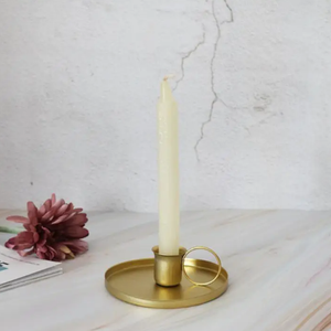 Candelabros de Metal con acabado dorado brillante para decoración de mesa, candelabro decorativo hecho a medida para Festival de Navidad - Product Image 6