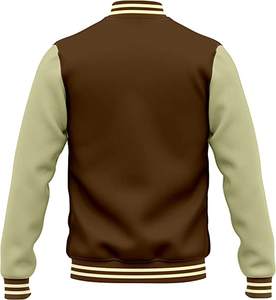 Veste universitaire légère en toile pour homme, modèle 2026, design optimal, qualité professionnelle supérieure, col montant, style baseball universitaire - Product Image 5