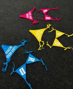 Conjunto de Bikini sexy de cintura alta de ajuste regular personalizado para mujer traje de baño de dos piezas de realce conjunto de bikini de mujer transpirable personalizado - Product Image 1