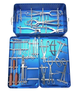 Ensemble d'instruments chirurgicaux orthopédiques en acier inoxydable de haute qualité, kit chirurgical de base, manuel, certifié CE, application ORL, Sunnymed - Product Image 1