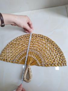 Durable Natural Seagrass Hand <b>Fan</b> Handmade Woven <b>Fan</b> for Daily Use and <b>Travel</b> - Product Image 2