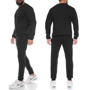 2023 Logo personnalisé imprimé XL taille coton polaire Gym sport survêtement à capuche survêtement ensemble cou Streetwear hommes entraînement hiver - Product Image 5