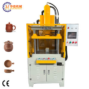 آلة إنتاج السيراميك الاحترافية، مكبس هيدروليكي بأربعة أعمدة وقوة 50 طن لصناعة الأكواب والأوعية - Product Image 1