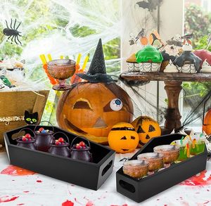 Bandeja grande de madera hecha a mano para ataúd, bandeja de melamina para servir, tazón de decoración para el hogar, elegante olla de azúcar de fruta, madera hecha a mano - Product Image 6