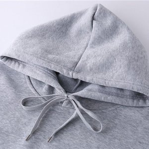Men's Casual Hooded Sweatshirt Long Sleeves Drawstring Plain <b>Hoodie</b> Solid Color Pullover - Product Image 2