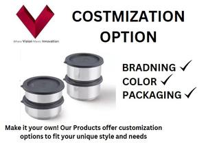 Boîte à lunch isotherme en acier inoxydable à double paroi, double isolation, double fraîcheur, boîte à lunch en acier inoxydable 4 compartiments - Product Image 3