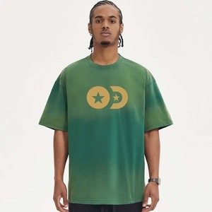 Camisetas sólidas de algodón de gran tamaño para hombre, ropa de calle Vintage, Camisetas básicas - Product Image 1