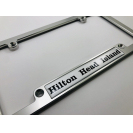 Single Badge Billet Aluminum License Plate Frames Clear Dome <b>LED</b> for Cars Brands Tesla Ford BMW Serving <b>Number</b> Plate Holder - Product Image 1