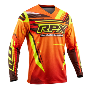 เสื้อแข่งรถมอเตอร์ครอสสั่งทำราคาส่ง คุณภาพสูง แบบซับลิเมชั่น - Product Image 2