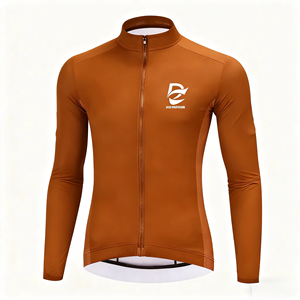 Jersey de Ciclismo Unisex de Manga Larga con Cierre Completo, Transpirable, para Ciclismo de Carretera, Ropa de Competición Personalizable - Product Image 2