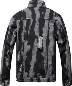 Fabricant de vestes en tissu de coton denim Pigment Washing Oem Custom Mens Jean Denim Jacket - Product Image 6