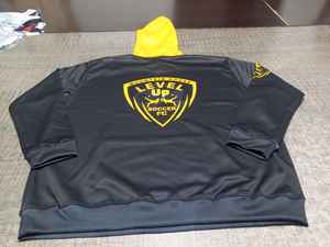 Men's High Quality DIY Pullover <b>Hoodie</b> Custom Printing Logo 100% Polyester <b>American</b> Size for Winter - Product Image 3