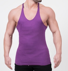 Camisetas sin mangas de algodón para gimnasio para hombre, ropa deportiva para culturismo, estampado de logotipo OEM, tejido con diamantes de imitación transpirables - Product Image 3