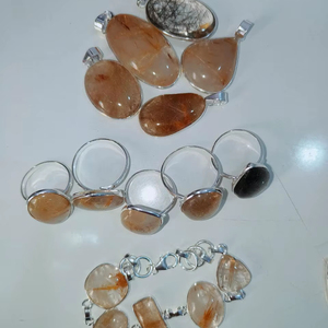 Bague de cocktail en argent sterling avec pierres précieuses 925, bijoux de mode ronds ovales faits à la main, cadeau en gros - Product Image 1