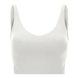 Vêtements actifs en coton à séchage rapide de haute qualité pour femmes haut court et soutien-gorge de sport ensemble XS à grande taille XL Fitness Gym Sports par filles - Product Image 2