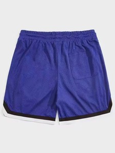 Top venta de los hombres de verano gimnasio cordón pantalones cortos de alta calidad de malla transpirable pantalones cortos de correr de marca personalizada - Product Image 6