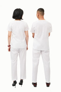 Uniformes Scurbs Medical Scrubs Ensemble de haute qualité WRAP confortable stocké dans Polybag Fabricant vietnamien - Product Image 6