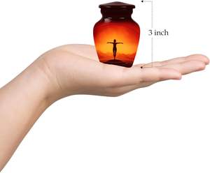 โกศอย่างสงบภายในสำหรับขี้เถ้ามนุษย์ผู้ใหญ่ผู้ชายโกศสำหรับใส่ของเผาศพอุปกรณ์ฝังศพชายและหญิงกำหนดขนาดเอง - Product Image 3