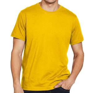 Camiseta de algodón con cuello redondo y estampado personalizado, estilo urbano, de punto, lavada, de moda, superventas - Product Image 6