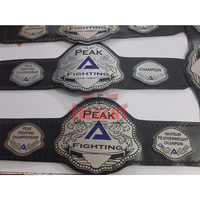Ceintures de championnat mma personnalisées, plaques de zinc de 4mm, bracelet en cuir, ceinture de champion de combat poids lourd du monde, fabriquées à Sialkot