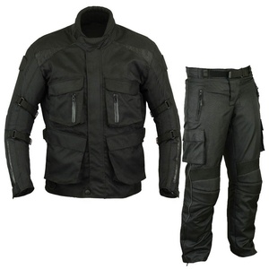 Chaqueta y Pantalones de Motociclismo, Traje de 2 Piezas, Ropa Deportiva Transpirable, Impermeable, Anti-UV, de Secado Rápido, Personalizable para Protección - Product Image 1