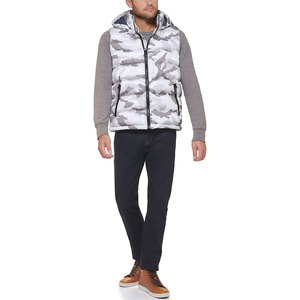 Design <b>Men's</b> <b>Jackets</b> Gray <b>Camo</b> Color Fashion Wear Outdoor Windbreaker Warm Vest Quilted Puffer <b>Jacket</b> - Product Image 4