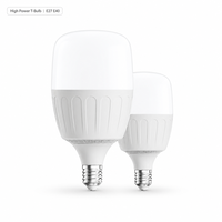 Ampoule LED industrielle haute puissance 5W-60W, type T, E27 E40, AC85-265V, robuste, en aluminium et plastique, pour usine, entrepôt, salle de sport, atelier