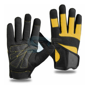 Venta al por mayor de guantes de entrenamiento de gimnasio de dedo completo acolchado antideslizante de guantes de cuero Fitness para entrenamiento ejercicio deportes al aire libre - Product Image 4