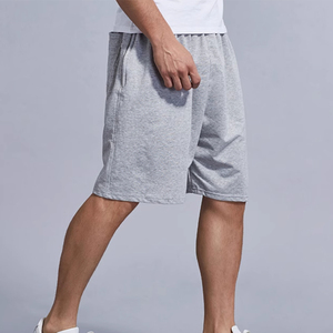 Pantalones cortos deportivos de punto de algodón para hombre, pantalones cortos de talla grande 'Hot Shorts' para verano, playa, ajuste holgado, cordón antiarrugas, servicio OEM 2025 - Product Image 2