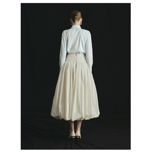 Falda Midi Bliss de algodón 100% para mujer, diseño clásico cómodo y ecológico para ropa informal diaria - Product Image 2