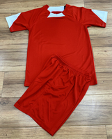 Survêtement de football unisexe populaire et très vendu, imprimé avec nom et logo personnalisés, séchage rapide, confortable, performance optimale, 100 % polyester pour l'été