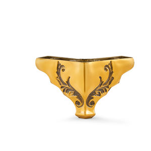 Pieds de meubles en plastique robustes de style ottoman triangulaire traditionnel avec motif feuille pour canapé d'hôtel - Product Image 5