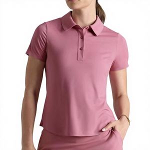 Popular Style New Golf Clothing Women Short Sleeved Polo T-shirt Breathable Fast Drying Golf Polo Women's Sport Golf Polo Shirt - Product Image 1