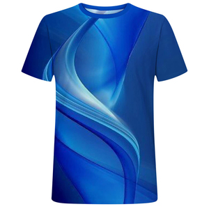 Vente en gros de t-shirt pour hommes à impression numérique à la mode T-shirt pour hommes à impression numérique de haute qualité en coton polyester 180gsm OEM - Product Image 6