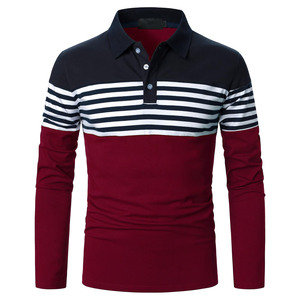 Polos d'été à manches longues de haute qualité pour hommes Designer Broderie Imprimé Sublimation Designs Polos écologiques - Product Image 2