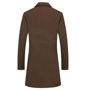 Long <b>Coat</b> Elegant <b>Trench</b> Style Outerwear Comfortable Fit Ideal For Casual And Formal Outfits - Product Image 2