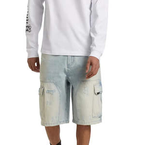 Shorts de plage amples pour hommes, style streetwear vintage, sportifs, respirants, en toile, décontractés - Product Image 5