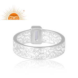 Hot Design 925 Silver Natural <b>Cz</b> Gemstone <b>Ring</b> Custom Jewelry For Women Gift For Her - Product Image 2