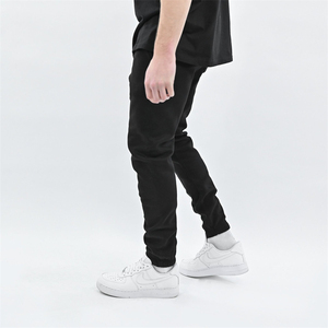 Pantalones Deportivos Casuales para Hombre, Transpirables, con Cordón Ajustable, Antiarrugas, de Lona Teñida Lisa, 100% Poliéster, de Alta Calidad, Personalizables para Invierno, OEM - Product Image 3