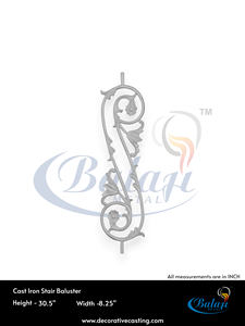 Grille de fenêtre moderne pour usage domestique, en fonte polie, antirouille, moulage au sable, montage mural, design décoratif en fonte CI, en vrac, pour balcon - Product Image 4