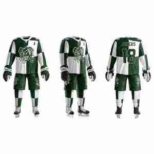 Ensembles d'uniformes de hockey sur glace réversibles de haute qualité Maillot respirant conçu sur mesure avec des options OEM Vêtements de sport pour les équipes - Product Image 1