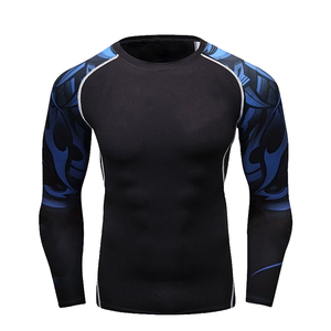 Sublimado Diseña tu propio Rash Guard Custom MMA Manga larga Rash Guard Manga larga Secado rápido Rashguards ligeros - Product Image 5