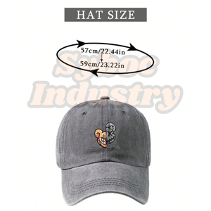 Gorras de mezclilla al mejor precio para envío directo, gorro de mezclilla transpirable de 5 paneles con lavado ácido Vintage elegante para verano - Product Image 5