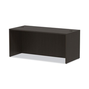 Coque de bureau droite de la série Alera Valencia ALEVA216630ES 65 pouces. X 29,5 pouces Bureaux de bureau Espresso durables de 29,63 po - X 29,63 po - Product Image 4