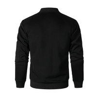 Blousons Bomber en Toile Slim Fit de Haute Qualité pour Jeunes Hommes avec Col Montant, Logo Frontal et Fermeture Éclair Élégante pour Usage Quotidien Hivernal
