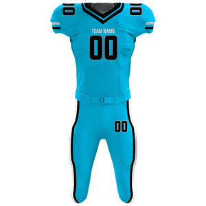Uniformes professionnels de football américain personnalisables Maillot respirant à manches courtes en vrac personnalisé pour équipes de grande taille - Product Image 1